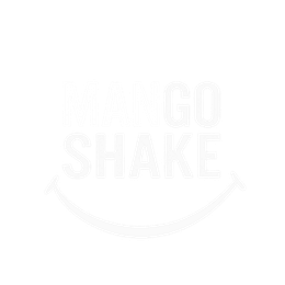 Logo Mango Shake branco